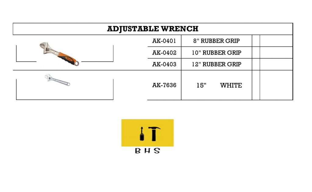 Adjustable Wrench in bd | Adjustable Wrench Retailer in bd | Asaki ...
