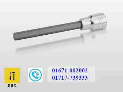 toptul bit socket 1/2″ drive hexagonal head extra long bcea1605