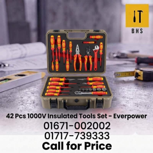 42 Pcs 1000V Insulated Tools Set Everpower Bangladesh
