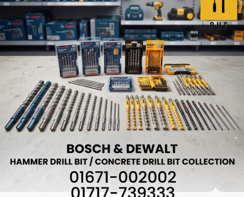 Bosch and Dewalt Hammer Drill Bit for Concrete Drilling Bangladesh