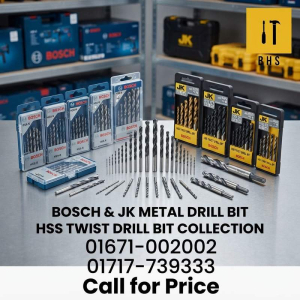 bosch-jk-metal-drill-bit-hss Bosch and JK Metal Drill Bit HSS Twist Drill Bit Bangladesh