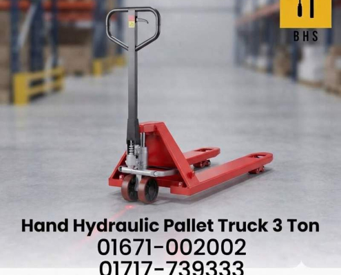 hand-hydraulic-pallet-truck-3-ton-red Hand Hydraulic Pallet Truck 3 Ton 550x1150mm Red Emboss Type Bangladesh